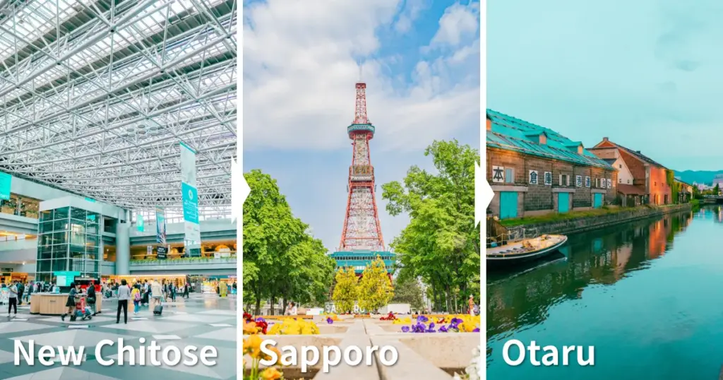 Land at New Chitose → Sapporo → Otaru