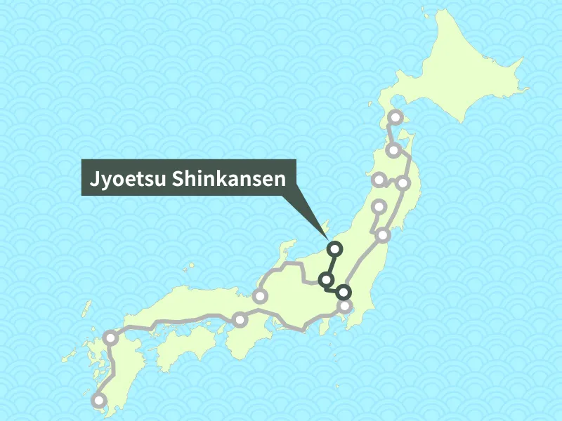 Joetsu Shinkansen Routes