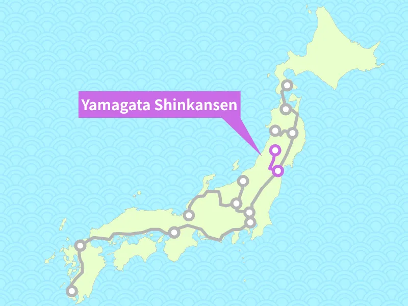 Yamagata Shinkansen Route