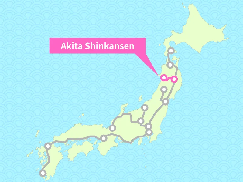 Akita Shinkansen Route