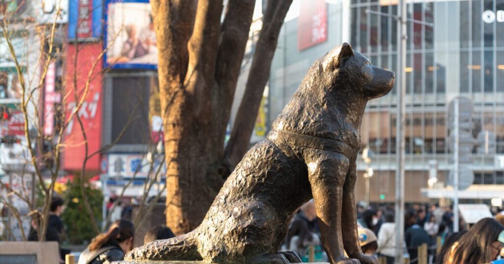 Modern Hachiko Statue