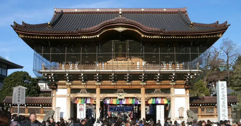 This picture shows the Naritasan Shinshoji.