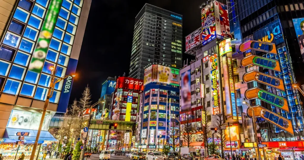 This picture shows Akihabara.