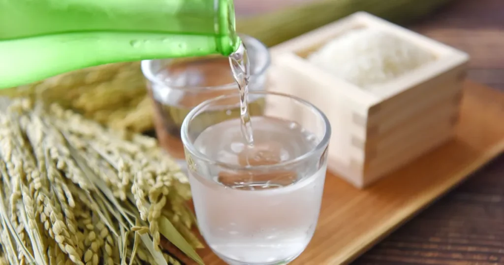This picture shows Sake.
